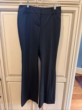 Ann Taylor Black Boot-Cut Dress Pants
